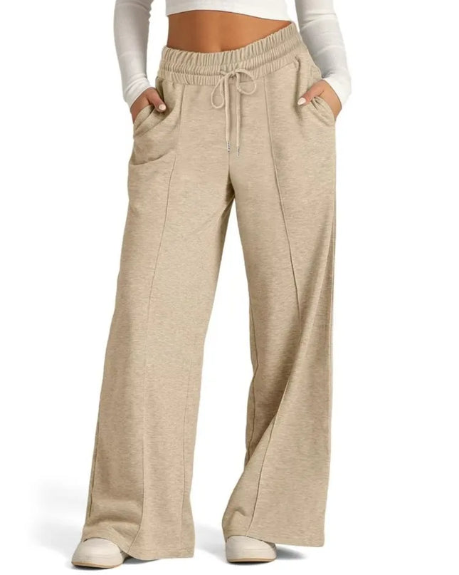 Loose Straight-Leg Sweatpants