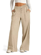 Women Loose Straight Leg Sweatpants Casual Lounge Pants-HighTouch