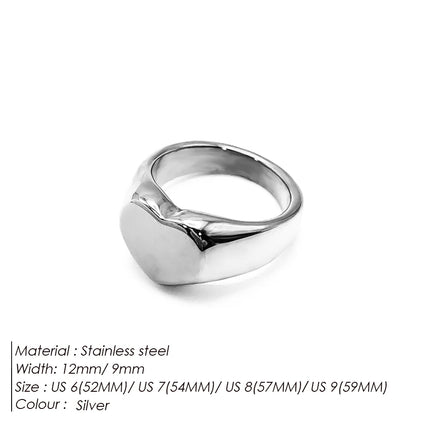 Minimalist Round Ring Gold  Colour Plated Women's Rings for Parties and Festivals