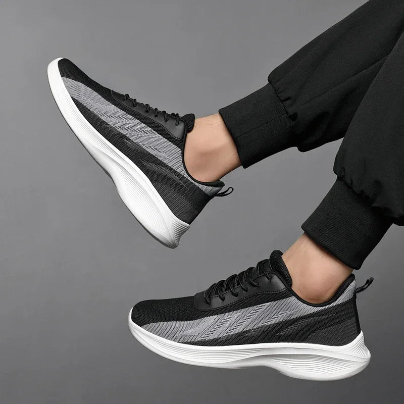 Men’s Breathable Mesh Sneakers for Walking and Gym