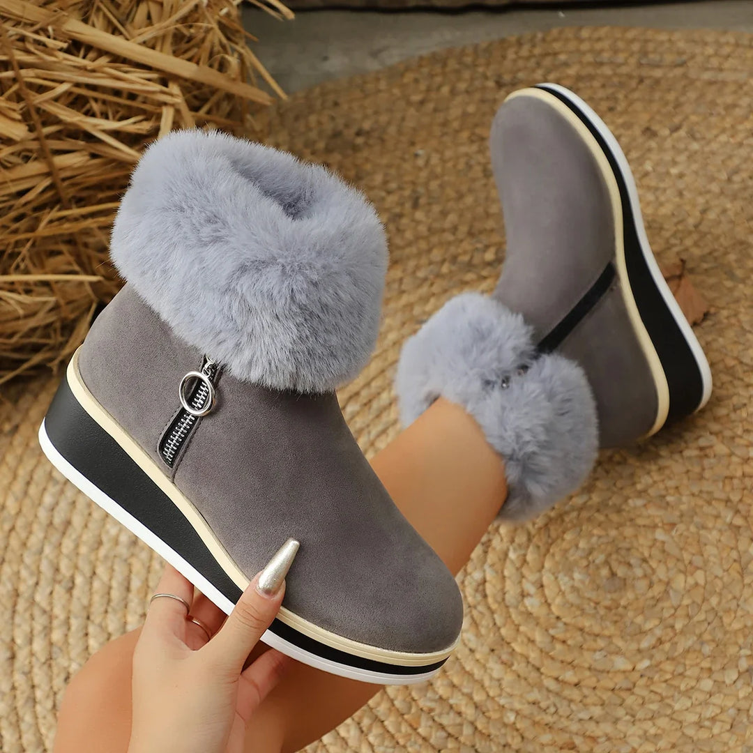 Women's Fur-Lined Winter Boots – Warm & Cosy