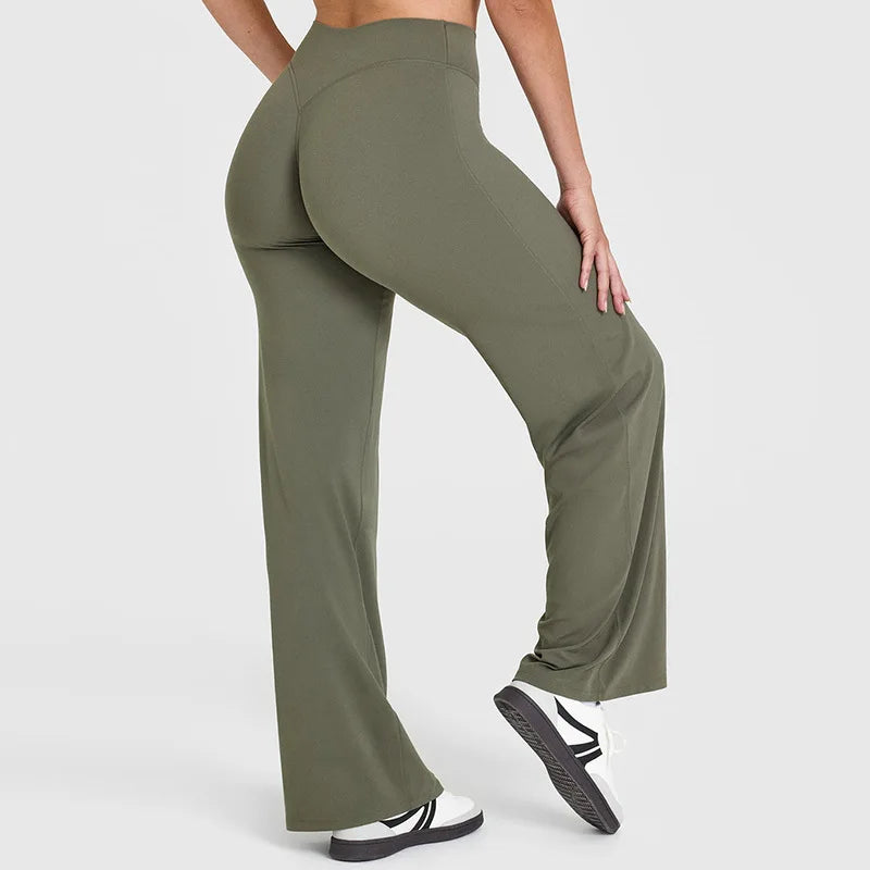 Ultra-Soft Butter Straight-Leg Yoga Pants Women-HighTouch