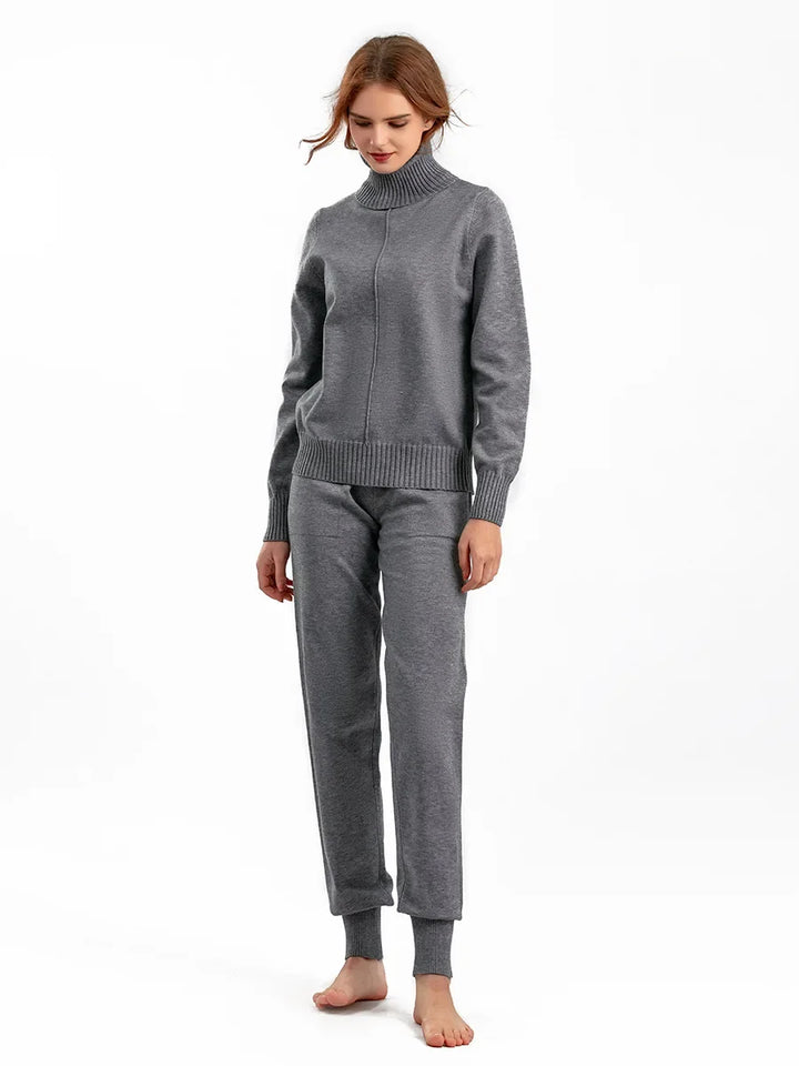 Women’s Soft Knit Two-Piece Set – Perfect Casual Wear-HighTouch