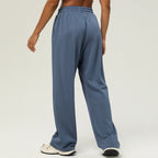 Women Cozy Wide Leg Sweatpants Soft Lounge Pants-HighTouch