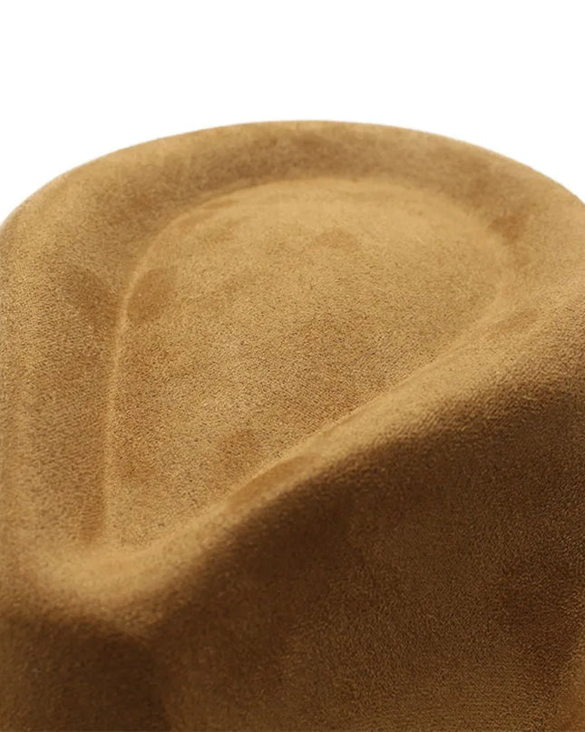 Western Cowboy Hat – Jazz Knight felt hat with bull-shaped décor