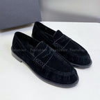 Leather Slip-On Loafers-HighTouch