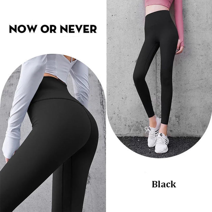 Women’s High-Waisted Fast-Dry Squat-Proof Yoga Leggings – Support & Comfort-HighTouch