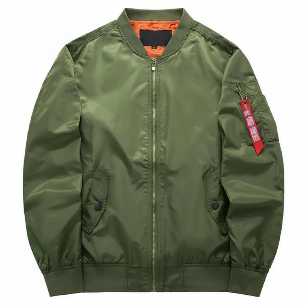 Men’s MA1 Pilot Bomber Jacket-HighTouch