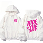 Unisex “Ride or Die” Cotton Hoodie