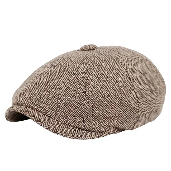 Vintage Tweed Peaky Blinders Flat Cap – Heritage Style Unisex-HighTouch