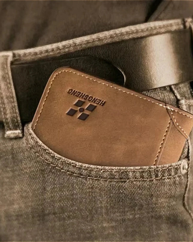 Slim Cowhide Billfold Wallet