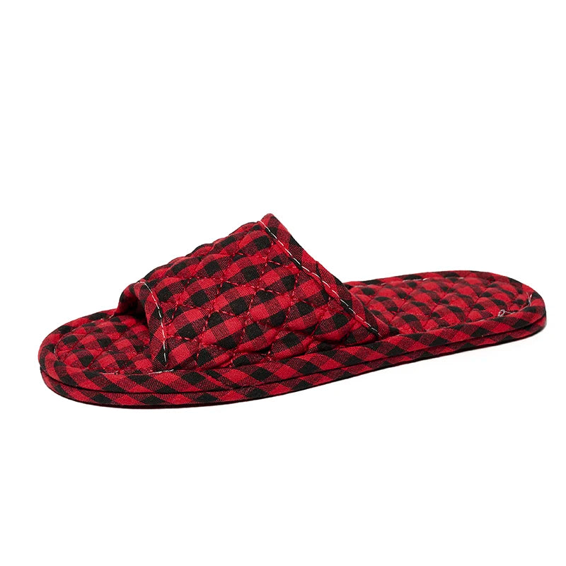 Soft Fabric Non-Slip House Slippers Women