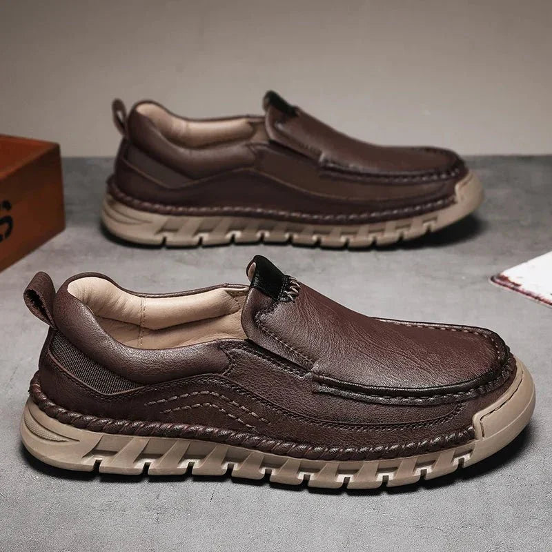 Men's Jetta Leather Loafers – Orthopedic Cushioned Shoes