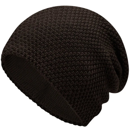 Big Size Knit Winter Beanie for Men & Women