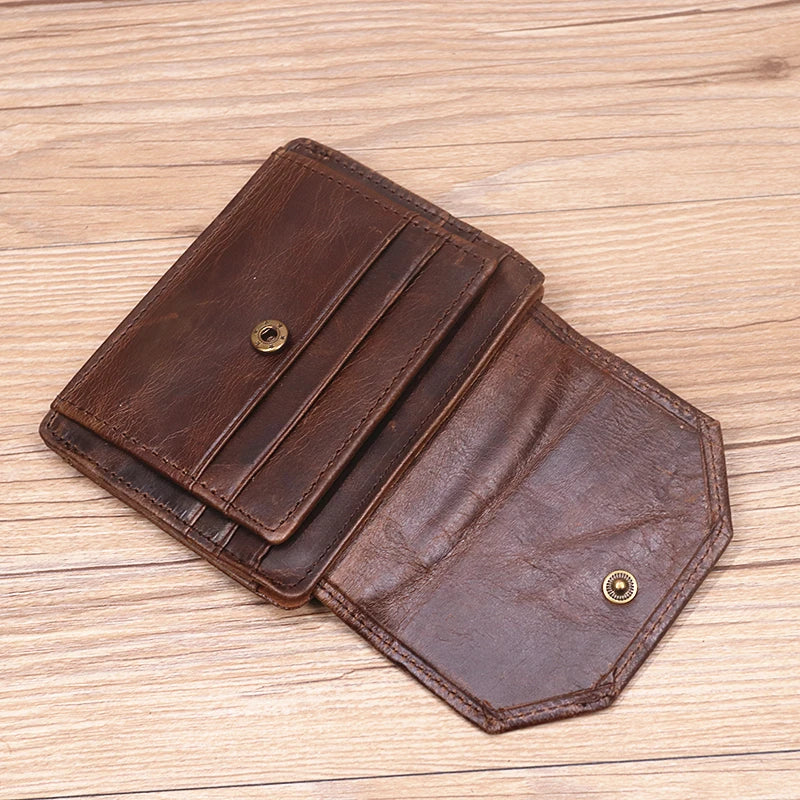 Genuine Cowhide Leather Wallet UK-HighTouch