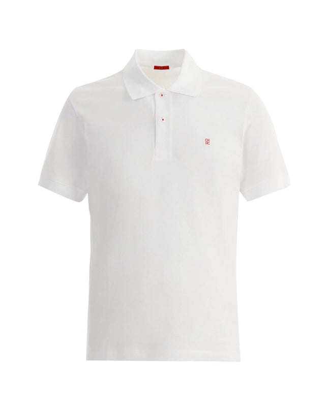 CHCH | Solid-Color Short Sleeve Polo Shirt
