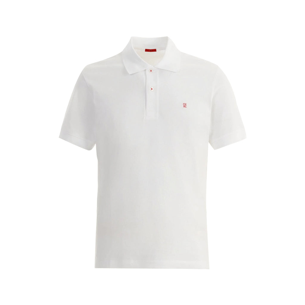 CHCH | Solid-Color Short Sleeve Polo Shirt