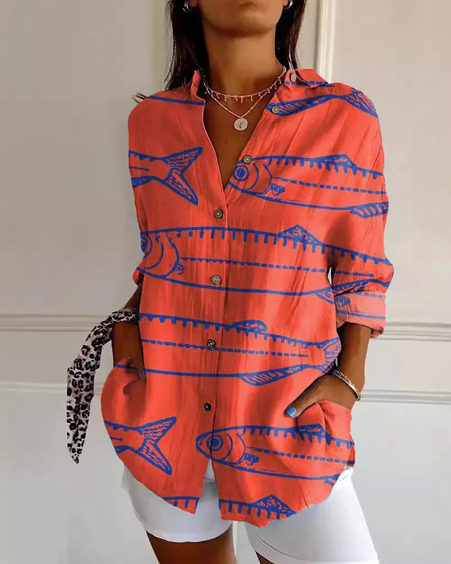 Harper | Elegant Floral Shirt & Blouse