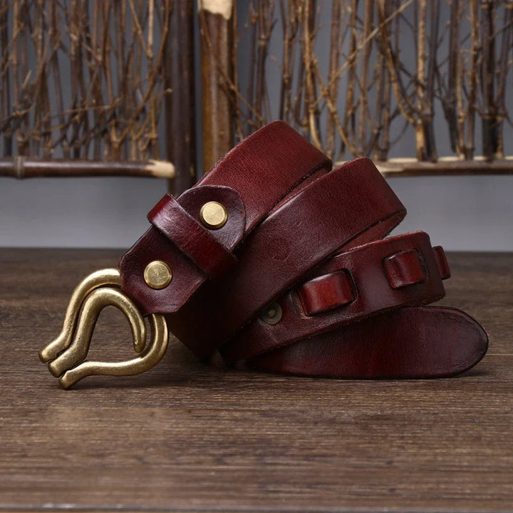 Men's Heritage Leather Hook Belt | Classic Style