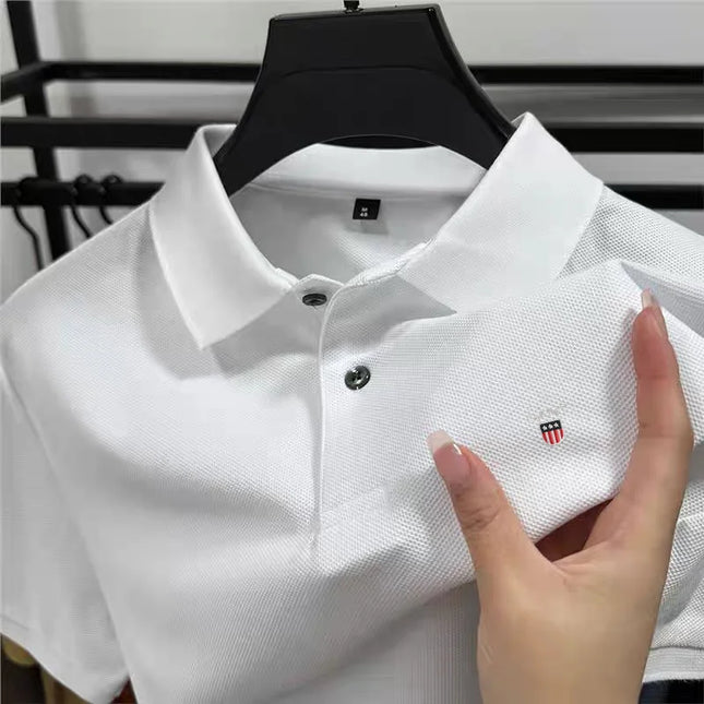 Premium 100% Cotton Men’s Polo – Embroidered, Golf-Ready & Breathable