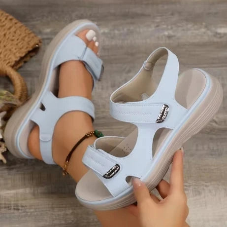Women’s Lightweight Non‑Slip Wedge Sandals – Plus Size Beach Platform