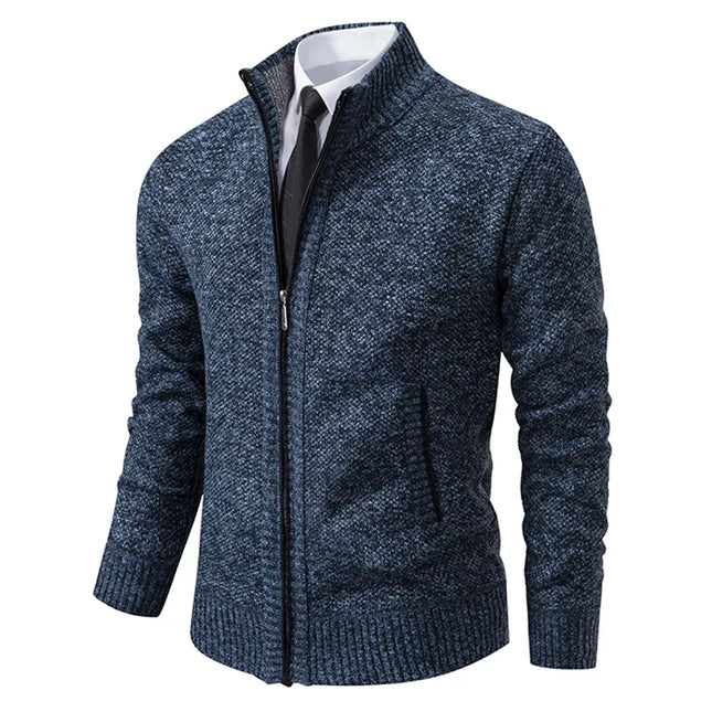 Men’s Fleece-Lined Zip Cardigan