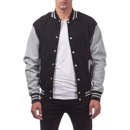 Men’s Loose-Fit Baseball Jersey Bomber Jacket