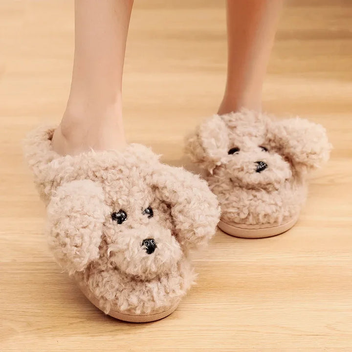 Women's Fluffy Paw Slippers
