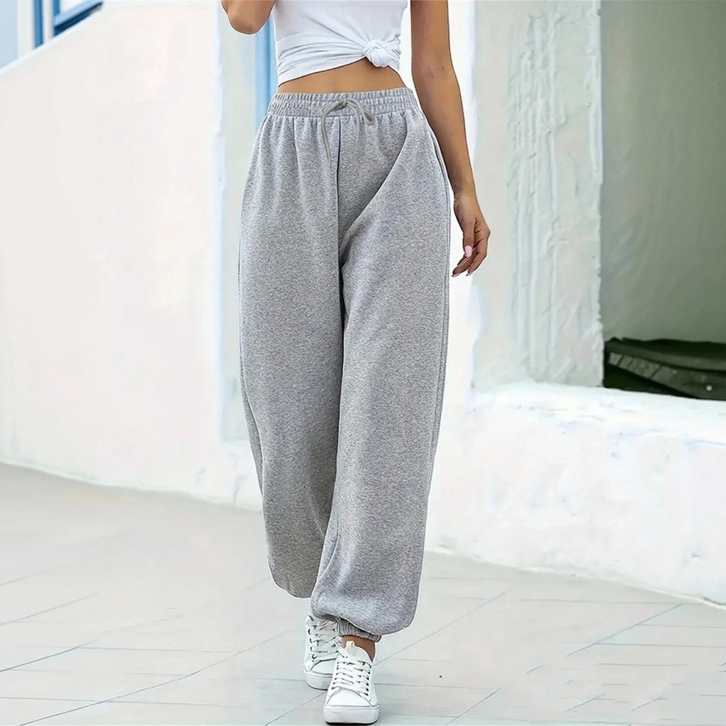 Retro High Waist Baggy Trousers-HighTouch