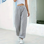 Retro High Waist Baggy Trousers-HighTouch