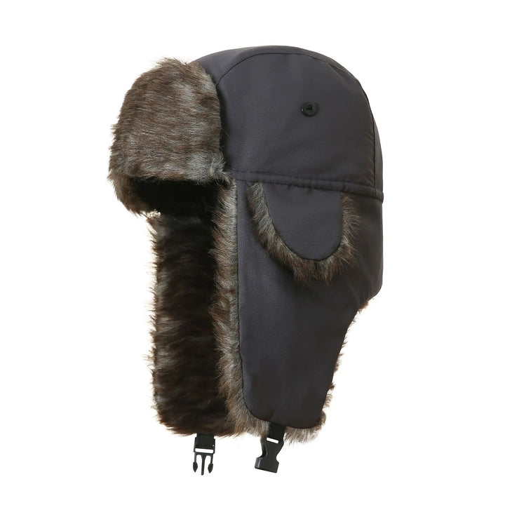 Winter Mens Ushanka Trapper Hat Russian Trooper Ear Flap Cap Earflap