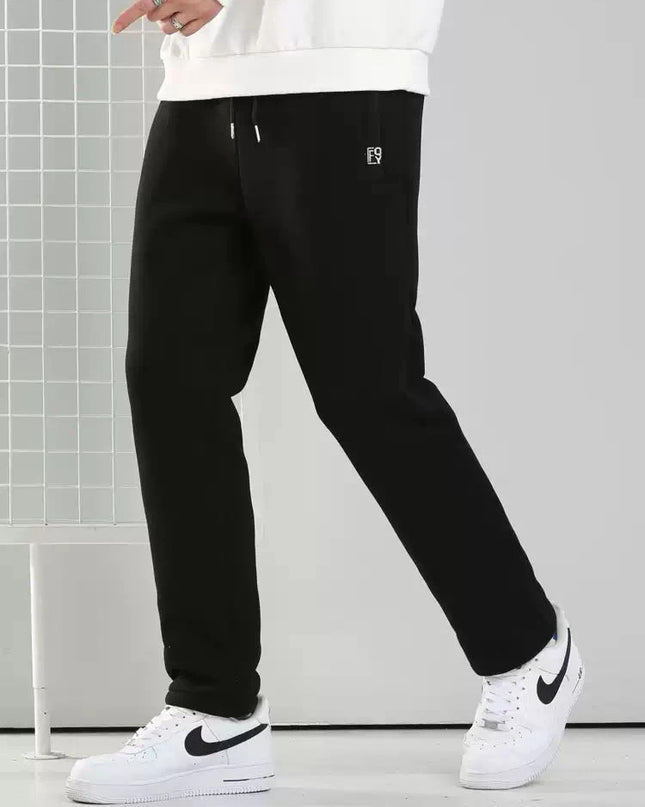 Men’s Fleece-Lined Joggers with Zip Pockets