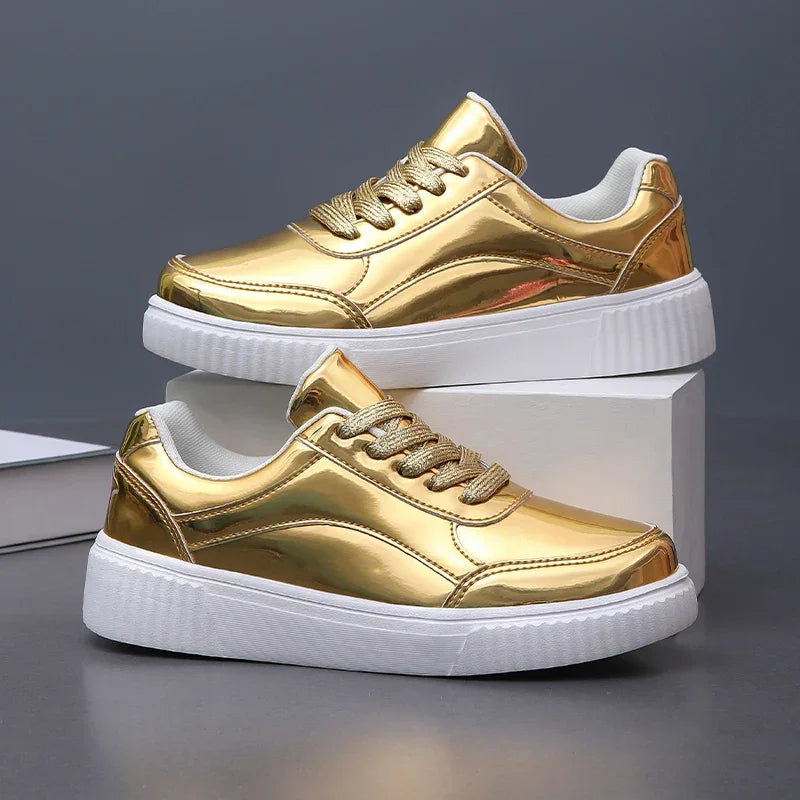 Women's Metallic Lightweight Sneakers