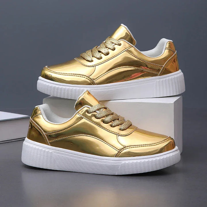 Women's Metallic Lightweight Sneakers
