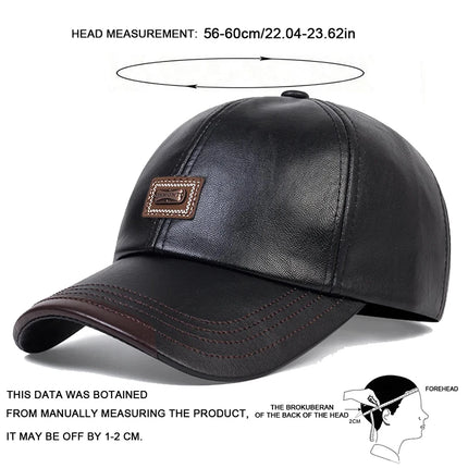 Genuine Cowhide Leather Dad Hat