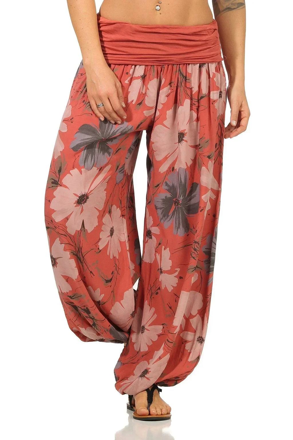 Plus-Size Harajuku Harlan Wide-Leg Pants-HighTouch