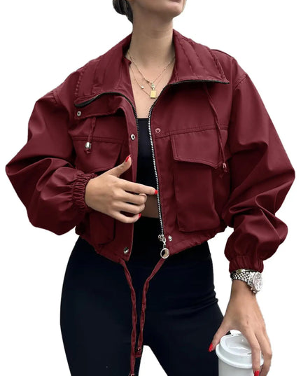 Solid Casual Loose Jacket Coats For Women 2025 Winter Vintage Women's Jackets Overcoat Autumn Female Coat Outerwears Tops