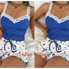 2pcs Blue / S
