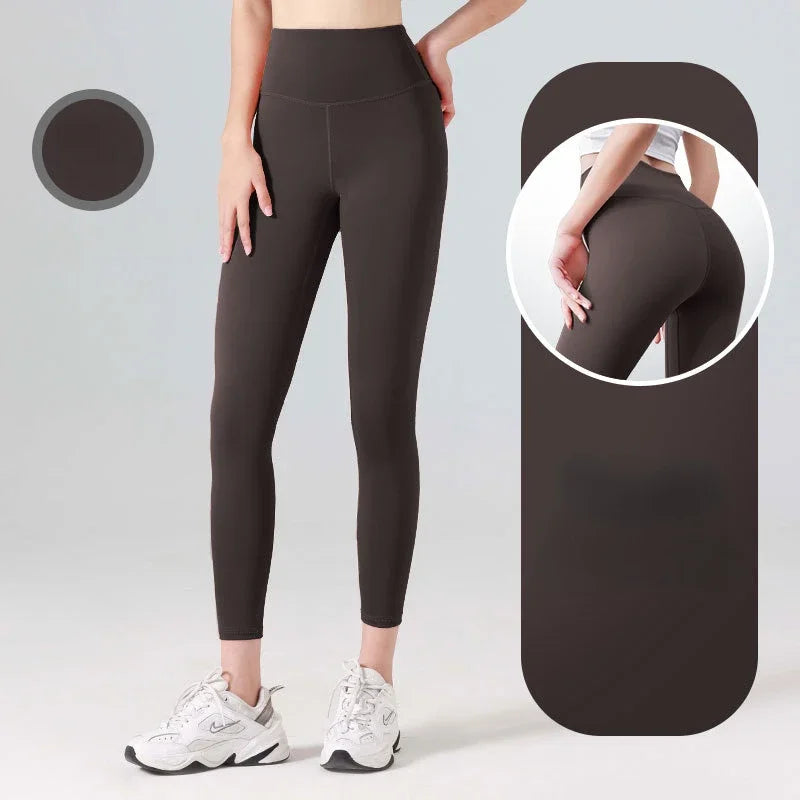 Women’s High-Waisted Fast-Dry Squat-Proof Yoga Leggings – Support & Comfort-HighTouch