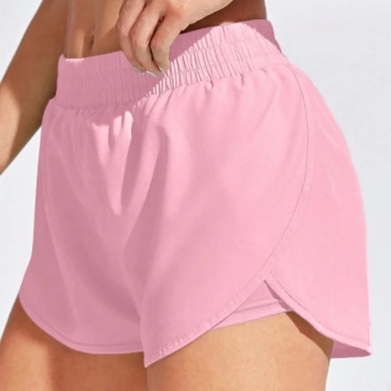 High-Waist Yoga Workout Shorts – Stretch Fitness Activewear for Women