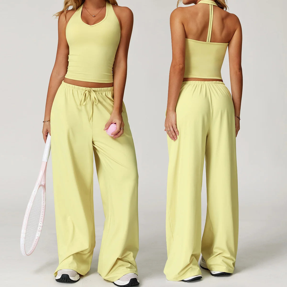 Women’s Yellow Gym Set