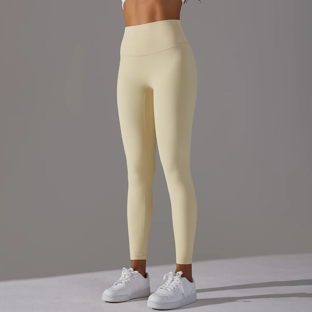 High-Wais Leggings – Buttery-Soft, Sweat-Wicking, with Hidden Pocket-HighTouch