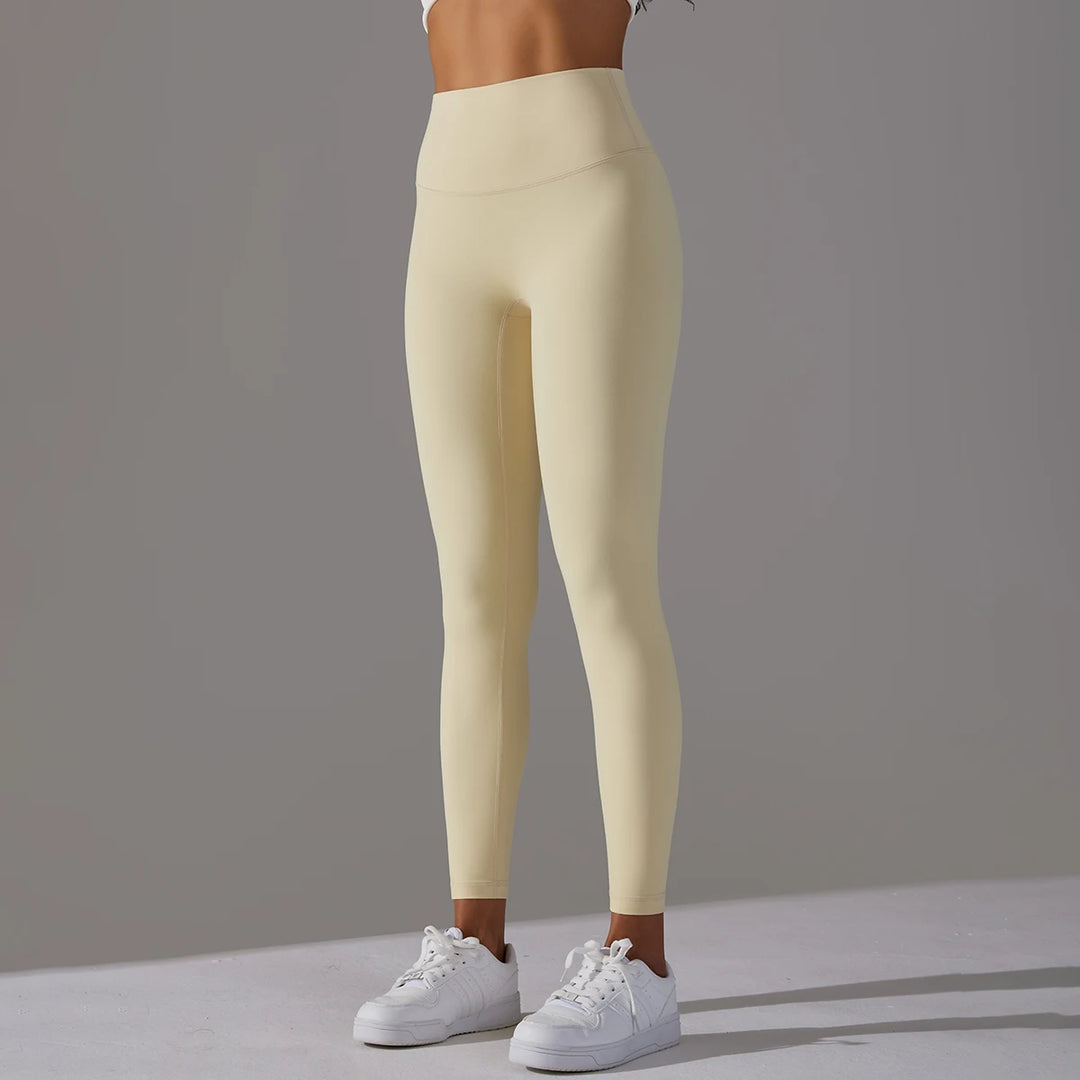 High-Wais Leggings – Buttery-Soft, Sweat-Wicking, with Hidden Pocket-HighTouch