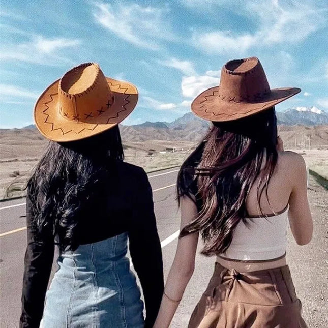 Bride Embellished Cowgirl Hat – Wide-Brim Bridal Fedora