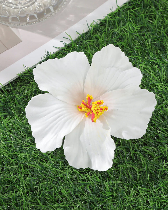 AWAYTR Bohemian Hawaiian Flower Hair Clip – Romantic Side Bash Clip for Women & Girls