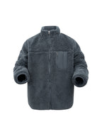 Oversized Sherpa Fleece Jacket Men-HighTouch