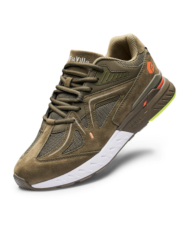 FitVille Men’s Walking Shoes – Extra Wide Lightweight Sneakers for Flat Feet