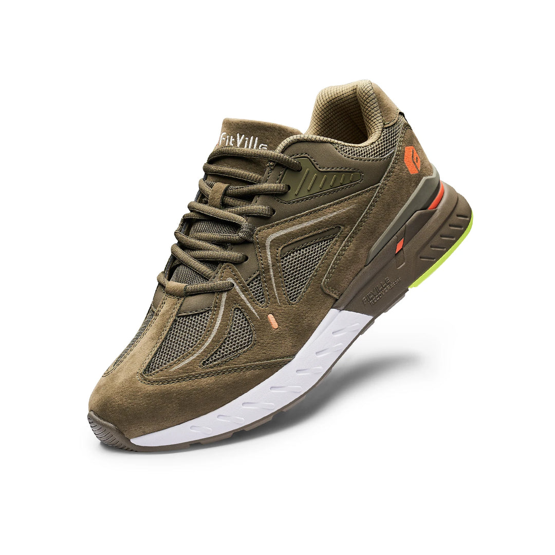 FitVille Men’s Walking Shoes – Extra Wide Lightweight Sneakers for Flat Feet-HighTouch