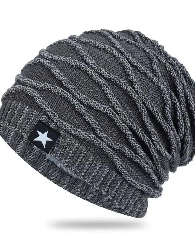 Fur-Lined Slouchy Winter Beanie Unisex