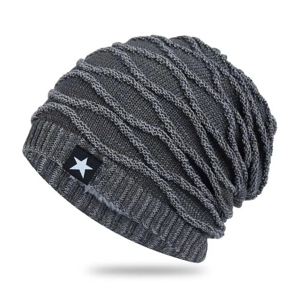 Fur-Lined Slouchy Winter Beanie Unisex